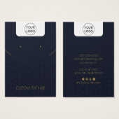 Aangepaste Logo- en tekstkaart voor Ketting dat Di Visitekaartje (Voorkant /achterkant)