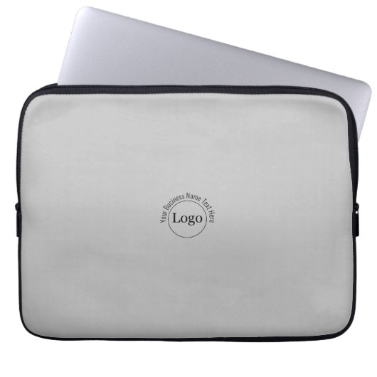 Aangepaste logo- en tekstlaptophoes laptop sleeve (Voorkant)