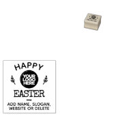Aangepaste Logo- en tekstpaaseieren Rubberstempel (Gestempeld)
