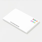 Aangepaste Logo- en tekstpromotieactiviteiten Post-it® Notes (Schuin)