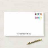Aangepaste Logo- en tekstpromotieactiviteiten Post-it® Notes (Op bureau)
