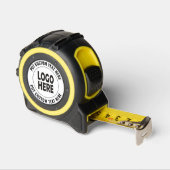 Aangepaste logo- en tekstpromoties rolmaat (Hoek)