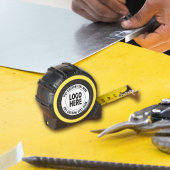 Aangepaste logo- en tekstpromoties rolmaat