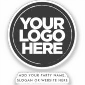 Aangepaste Logo- en tekstpromotors voor telefoonnu Sticker (Voorkant)