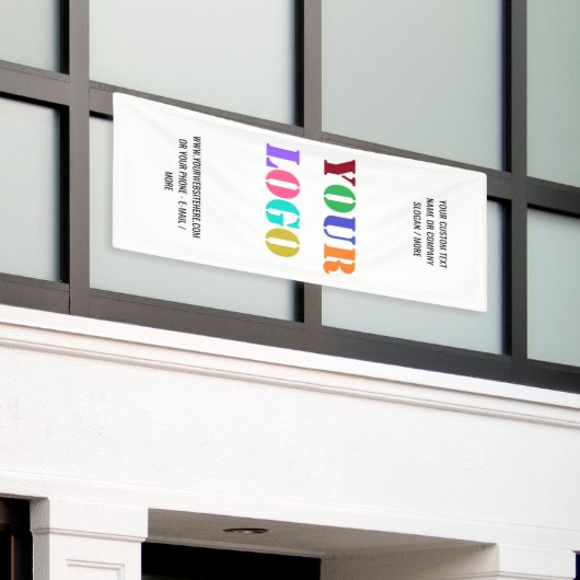 Aangepaste Logo- en tekstreclamebanners Spandoek (Buitenkant Gebouw)