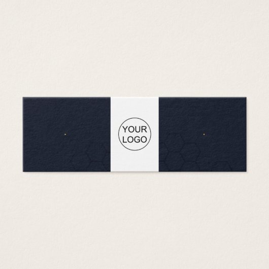 Aangepaste Logo- en tekstruimte voor beeldscherm Mini Visitekaartjes (Voorkant)