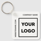 Aangepaste Logo- en tekstsoftware Sleutelhanger (Voorkant)