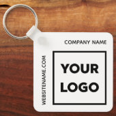 Aangepaste Logo- en tekstsoftware Sleutelhanger (Voorkant)