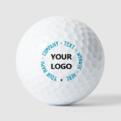Aangepaste Logo en Tekststempels Golfballen Sjablo (Voorkant)