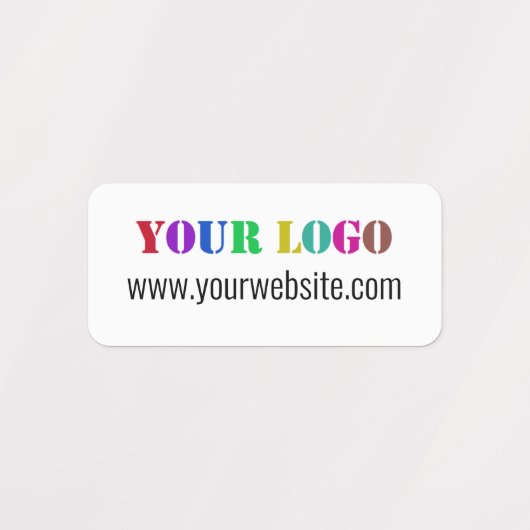 Aangepaste Logo- en tekstverwerkers - Labels (Design 1)