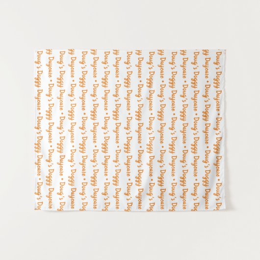 Aangepaste logo evenement achtergrond Step and Rep Wandkleed (Voorkant (horizontaal))