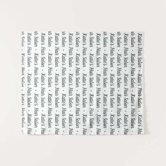 Aangepaste logo evenement achtergrond Step and Rep Wandkleed (Voorkant (horizontaal))