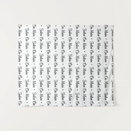 Aangepaste logo evenement achtergrond Step and Rep Wandkleed