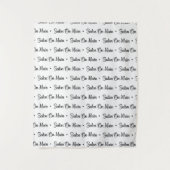 Aangepaste logo evenement achtergrond Step and Rep Wandkleed (Voorkant)