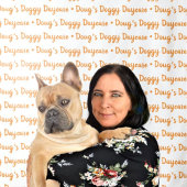 Aangepaste logo evenement achtergrond Step and Rep Wandkleed