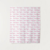 Aangepaste logo evenement achtergrond Step and Rep Wandkleed (Voorkant)