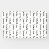 Aangepaste Logo Event Backdrop Step en Herhalen Spandoek (Horizontaal)