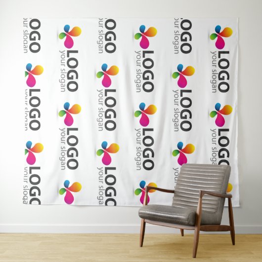 Aangepaste Logo Event Backdrop Step en Herhalen Wandkleed (In Situ (horizontaal))
