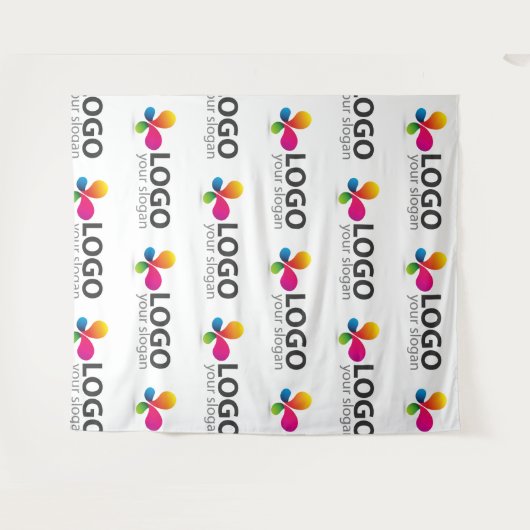 Aangepaste Logo Event Backdrop Step en Herhalen Wandkleed (Voorkant (horizontaal))