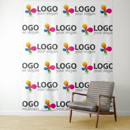 Aangepaste Logo Event Backdrop Step en Herhalen Wandkleed