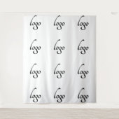 Aangepaste Logo Event Backdrop Step en Herhalen Wandkleed (Voorkant)