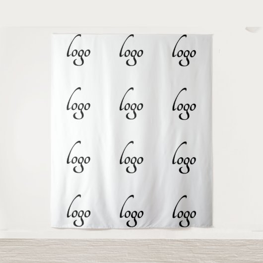 Aangepaste Logo Event Backdrop Step en Herhalen Wandkleed (Voorkant)