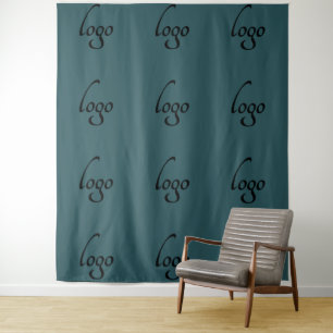 Aangepaste Logo Event Backdrop Step en Tapestr her Wandkleed