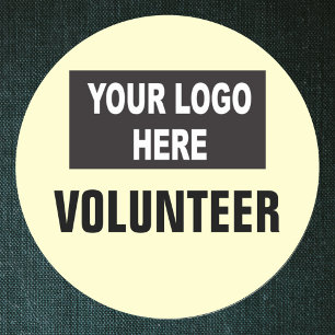 Aangepaste Logo Event Volunteer Ronde Sticker