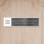 Aangepaste Logo Executive Black Professional Deurbordje