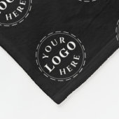 Aangepaste Logo fleecedeken – Verkrijgbaar in 3 ma Fleece Deken (Hoek)