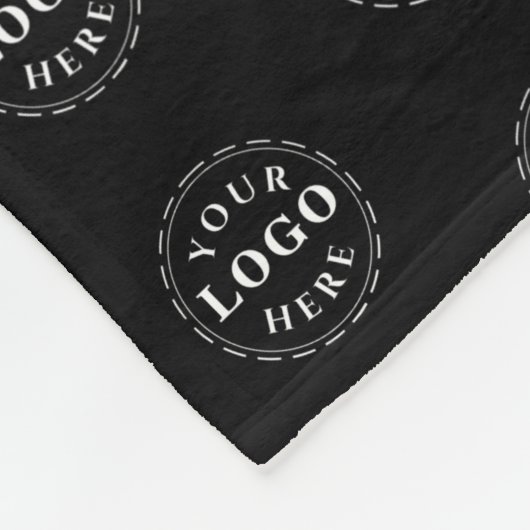 Aangepaste Logo fleecedeken – Verkrijgbaar in 3 ma Fleece Deken (Hoek)