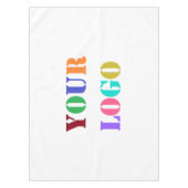 Aangepaste Logo Foto Business Promotion Tablecloth Tafelkleed (Voorkant)