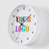 Aangepaste Logo Foto Business Promotion Wall-klok (Hoek)
