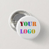 Aangepaste Logo Foto Button Uw zakelijke promotie (Voorkant /achterkant)