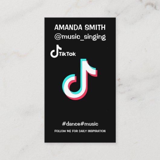 Aangepaste logo foto en QR-code Visitekaartje (Voorkant)