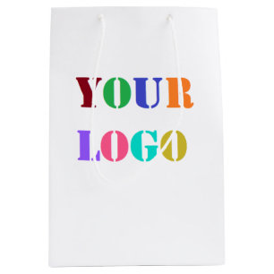 Aangepaste Logo Foto Gift Bag Business Promotion Medium Cadeauzakje