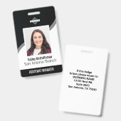 Aangepaste Logo foto-ID foto-ID medewerker Badge (Front & Back)