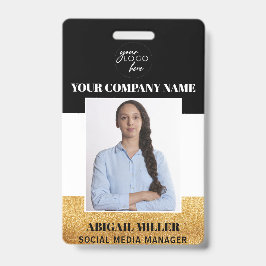Aangepaste Logo foto-ID foto-ID werknemer Badge