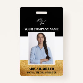Aangepaste Logo foto-ID foto-ID werknemer Badge