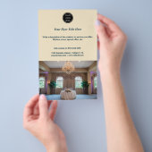 Aangepaste Logo & Foto l Marketing Promotionele Flyer (Hand)