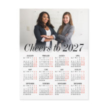 Aangepaste logo foto minimale kalender 2027 Zakeli