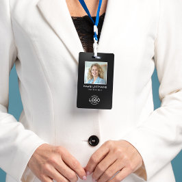 Aangepaste Logo Foto Modern Eenvoudig Minimalistis Badge