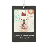 Aangepaste Logo Foto Motivatie Zakelijk Gift Luchtverfrisser (Achterkant)