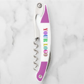 Aangepaste Logo Foto Ober's Kurkentrekker Uw kleur (Voorkant)