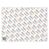 Aangepaste Logo Foto Promotie Business Tablecloth Tafelkleed (Voorkant (Horizontaal))