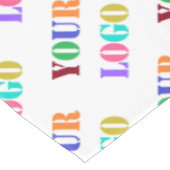 Aangepaste Logo Foto Promotie Business Tablecloth Tafelkleed (Gekanteld)