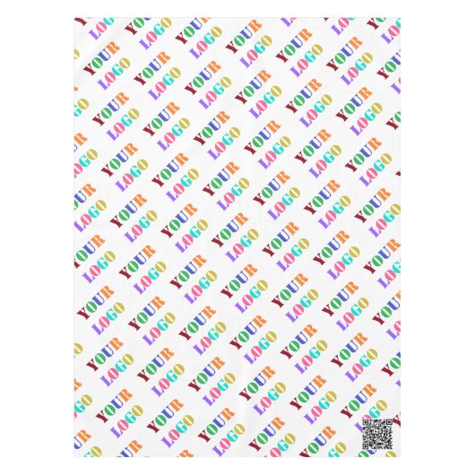 Aangepaste Logo Foto Promotie Business Tablecloth Tafelkleed (Voorkant)