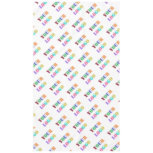 Aangepaste Logo Foto Promotie Business Tablecloth Tafelkleed (Voorkant)