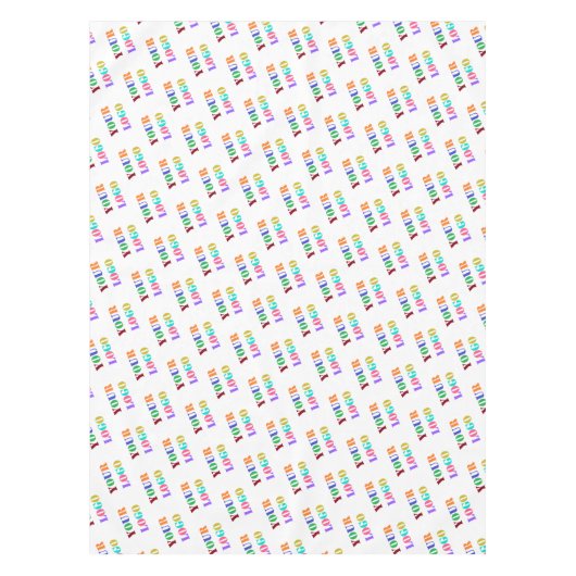 Aangepaste Logo foto-promotietablecloth Tafelkleed (Voorkant)