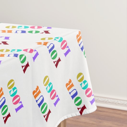 Aangepaste Logo foto-promotietablecloth Tafelkleed (Voorbeeld)